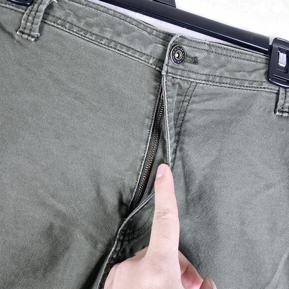 G.H. Bass & Co. Mens 5 Pocket Canvas Field Hunting Pants Green Breen 40x32 - Picture 4 of 14